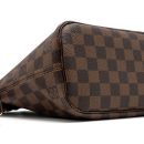AAA Replica Louis Vuitton LV NEVERFULL PM DAMIER EBENE CANVAS GHW (NEW VERSION)