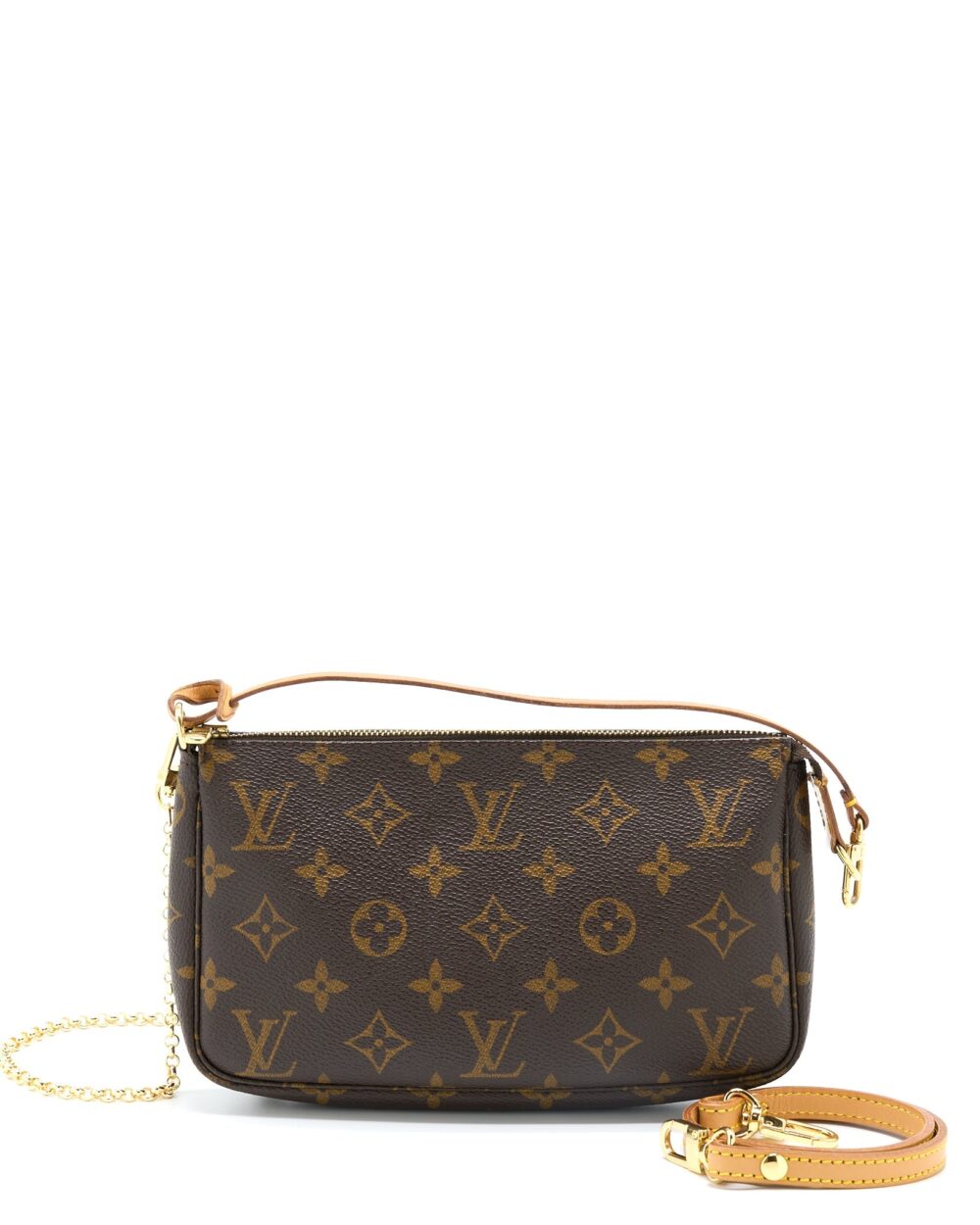 AAA Replica Louis Vuitton LV POCHETTE ACCESSORIES MONOGRAM CANVAS GHW