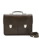 AAA Replica Louis Vuitton LV MEN’S LARGE BRIEFCASE WITH SHOULDER STRAP DARK BROWN SHW