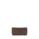 AAA Replica Louis Vuitton LV ZIPPER LONG WALLET DAMIER EBENE GHW