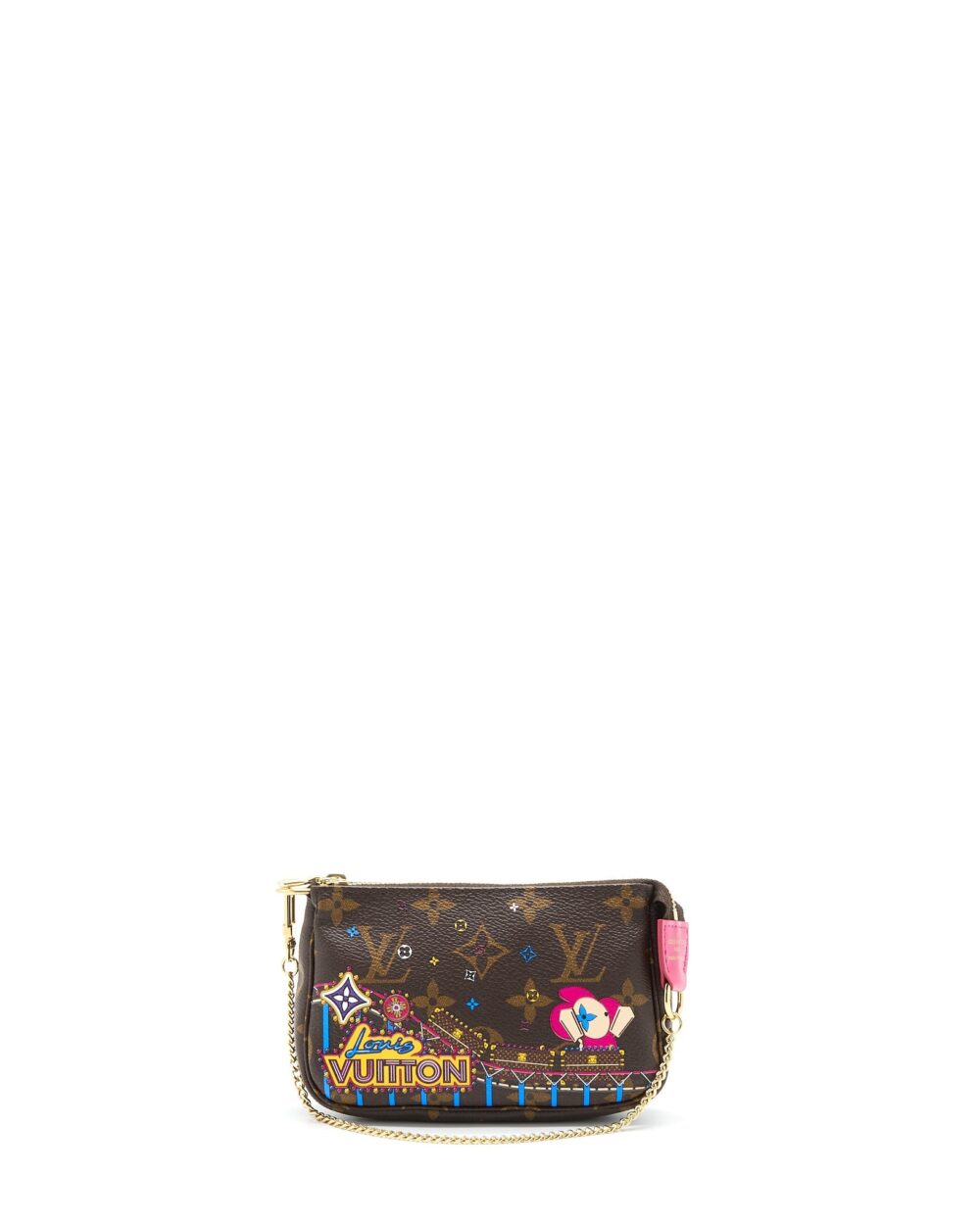 AAA Replica Louis Vuitton LV MINI POCHETTE ACCESSORIES LIMITED EDITION MONOGRAM CANVAS GHW