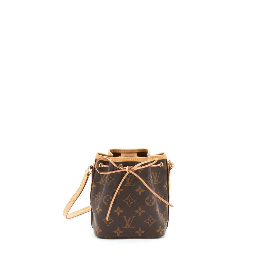 AAA Replica Louis Vuitton LV NANO NOE MONOGRAM CANVAS GHW
