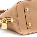 AAA Replica Louis Vuitton LV ALMA BB PATENT DARK BEIGE GHW