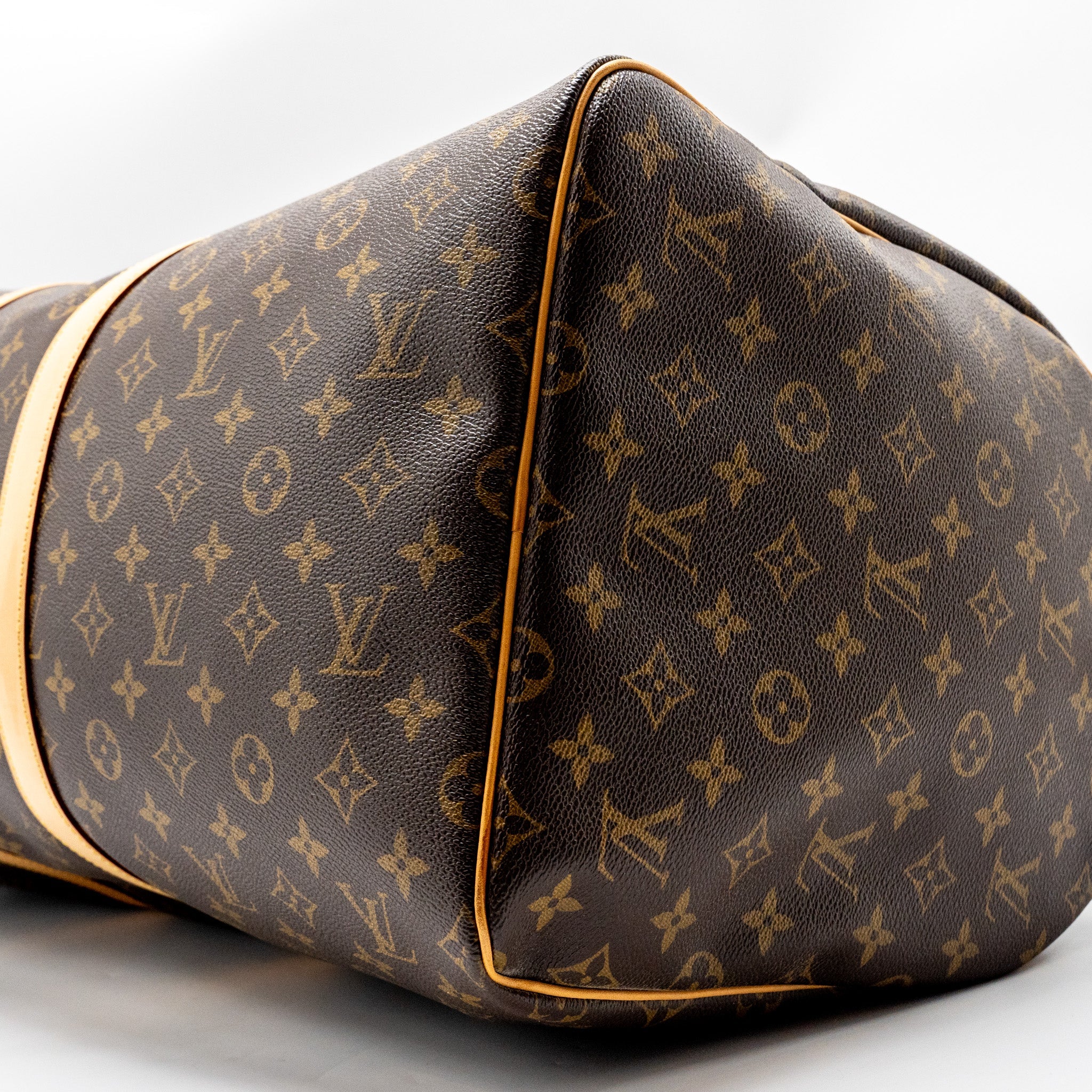 AAA Replica Louis Vuitton LV KEEPALL 55 MONOGRAM CANVAS GHW