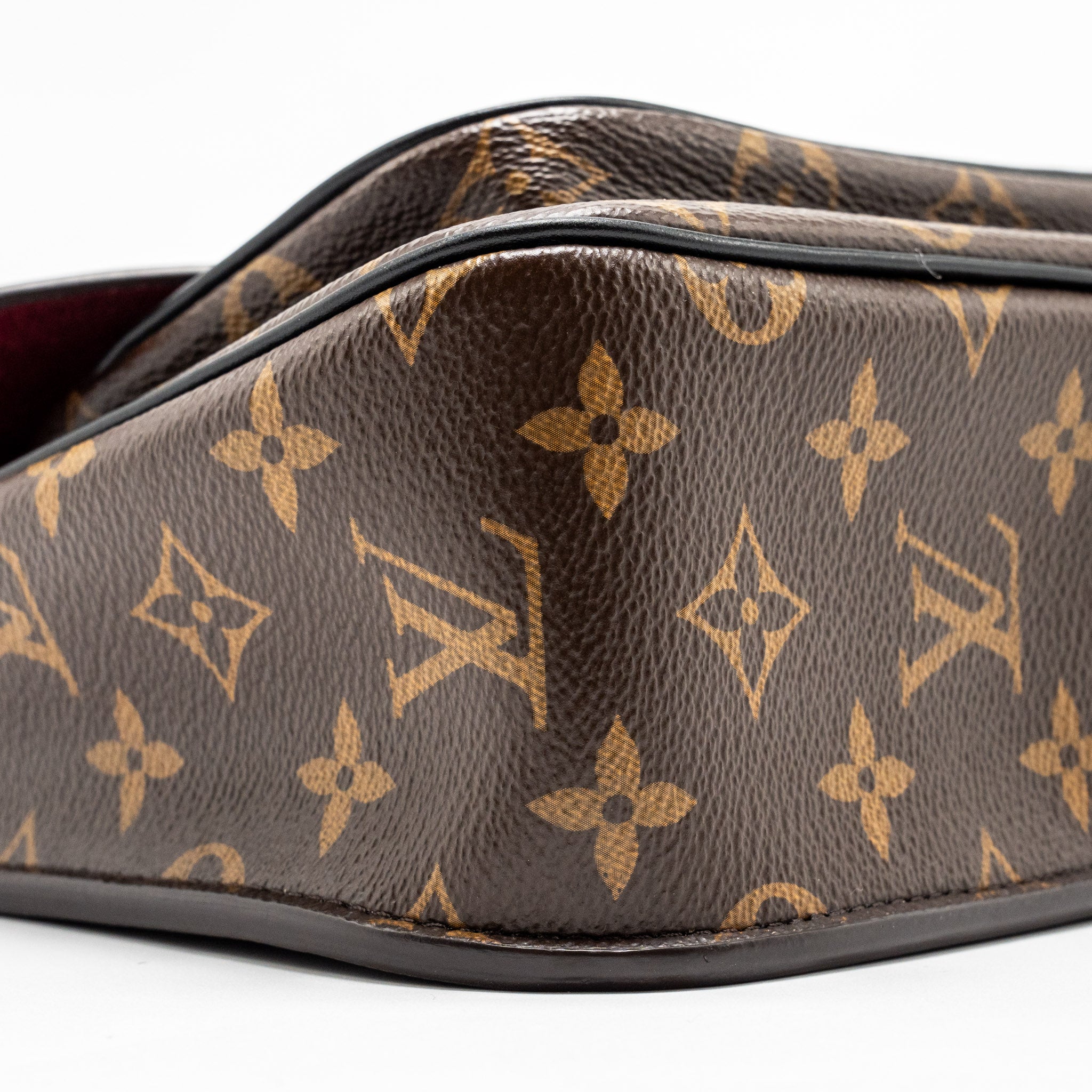 AAA Replica Louis Vuitton LV PASSY MONOGRAM CANVAS BLACK/GOLD HARDWARE