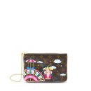 AAA Replica Louis Vuitton LV VIVIAN DOUBLE ZIP POCHETTE LIMITED EDITION MONOGRAM CANVAS/MULTICOLOUR