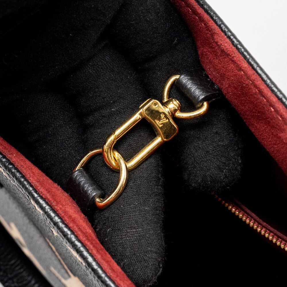AAA Replica Louis Vuitton LV ONTHEGO PM BICOLOUR MONOGRAM EMPREINTE BLACK/BEIGE GHW
