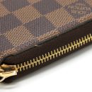 AAA Replica Louis Vuitton LV ZIPPER LONG WALLET DAMIER EBENE GHW