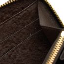 AAA Replica Louis Vuitton LV ZIPPER LONG WALLET DAMIER EBENE GHW
