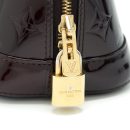 AAA Replica Louis Vuitton LV ALMA BB MONOGRAM VERNIS LEATHER AMARANTE
