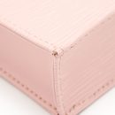 AAA Replica Louis Vuitton LV PETIT SAC PLAT EPI LIGHT PINK/BLACK SHW
