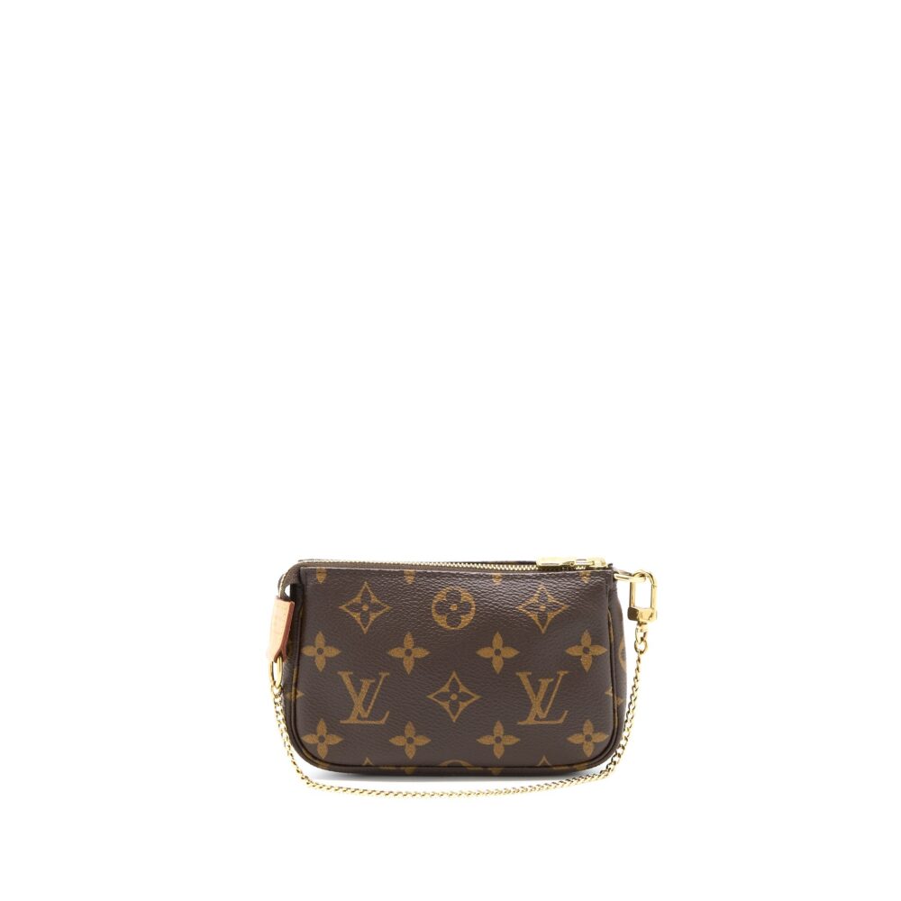 AAA Replica Louis Vuitton LV MINI POCHETTE MONOGRAM CANVAS GHW