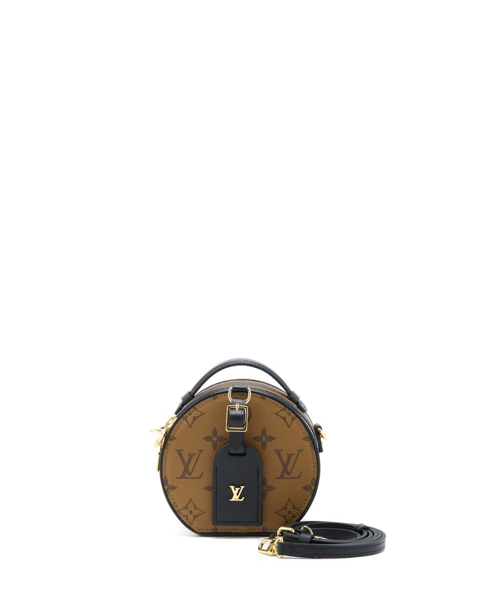 AAA Replica Louis Vuitton LV MINI BOITE CHAPEAU REVERSE MONOGRAM CANVAS GHW