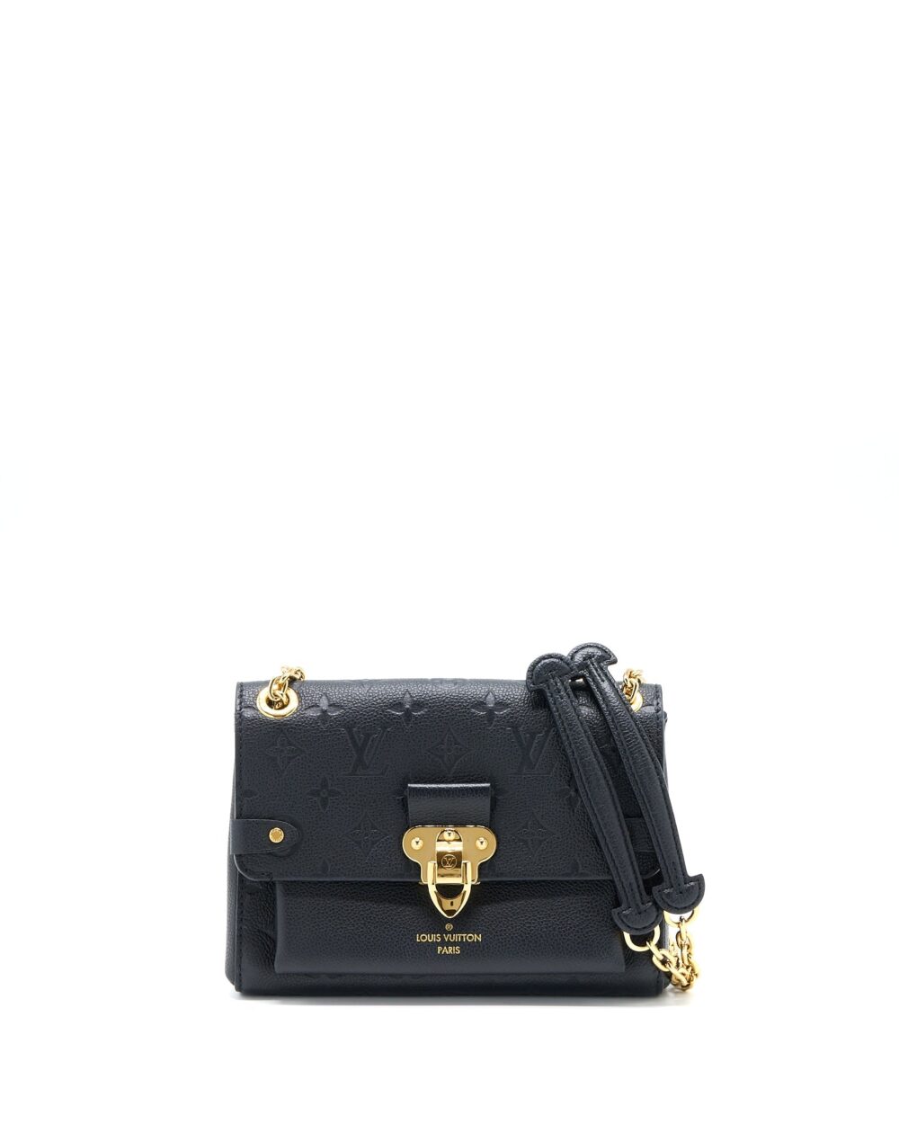 AAA Replica Louis Vuitton LV VAVIN BB MONOGRAM EMPREINTE BLACK GHW