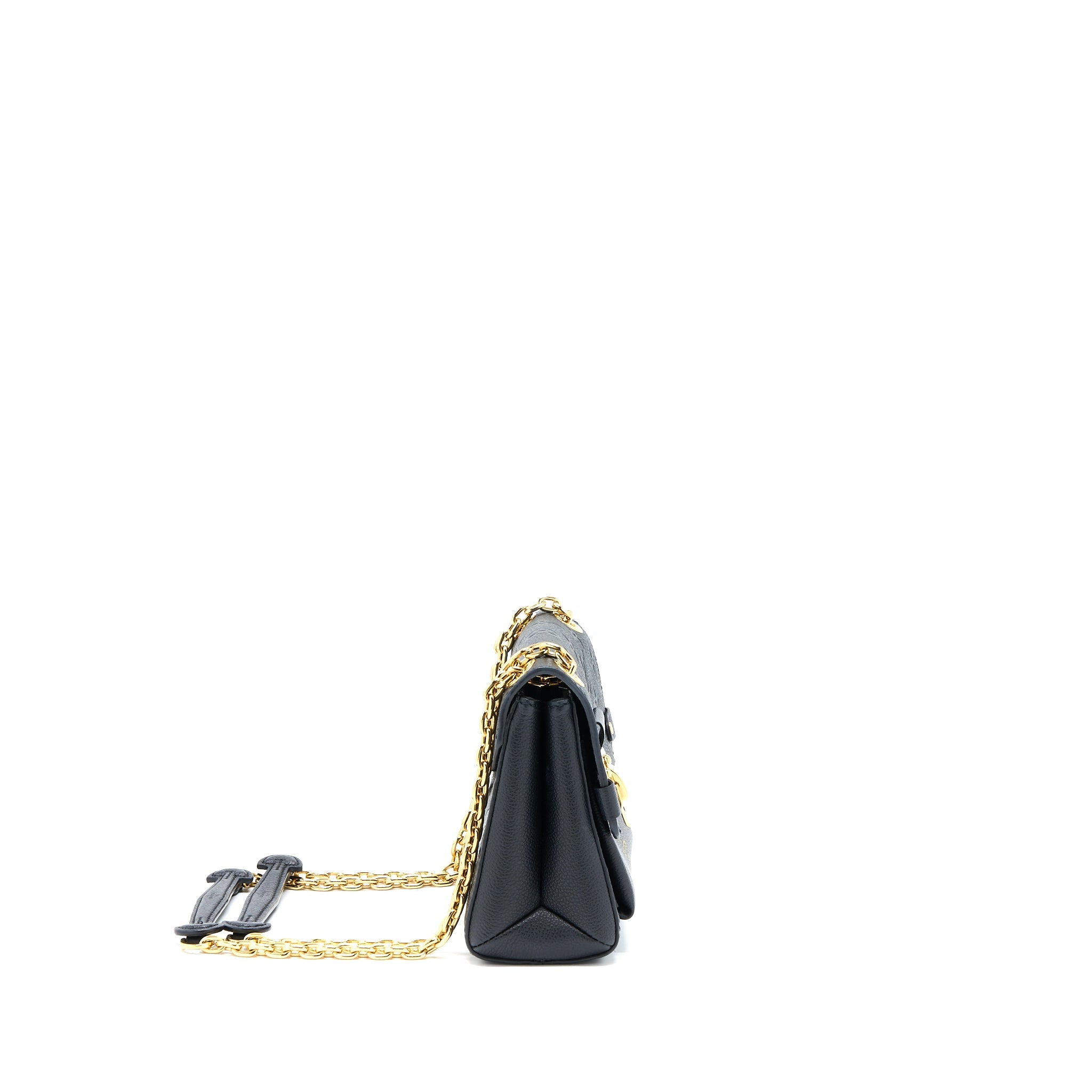 AAA Replica Louis Vuitton LV VAVIN BB MONOGRAM EMPREINTE BLACK GHW