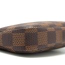 AAA Replica Louis Vuitton LV MINI POCHETTE ACCESSORIES DAMIER EBENE