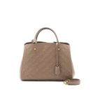 AAA Replica Louis Vuitton LV MONTAIGNE MM MONOGRAM EMPREINTE DARK BEIGE GHW