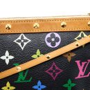 AAA Replica Louis Vuitton LV VINTAGE POCHETTE ACCESSORIES MULTICOLOUR MONOGRAM CANVAS BLACK GHW