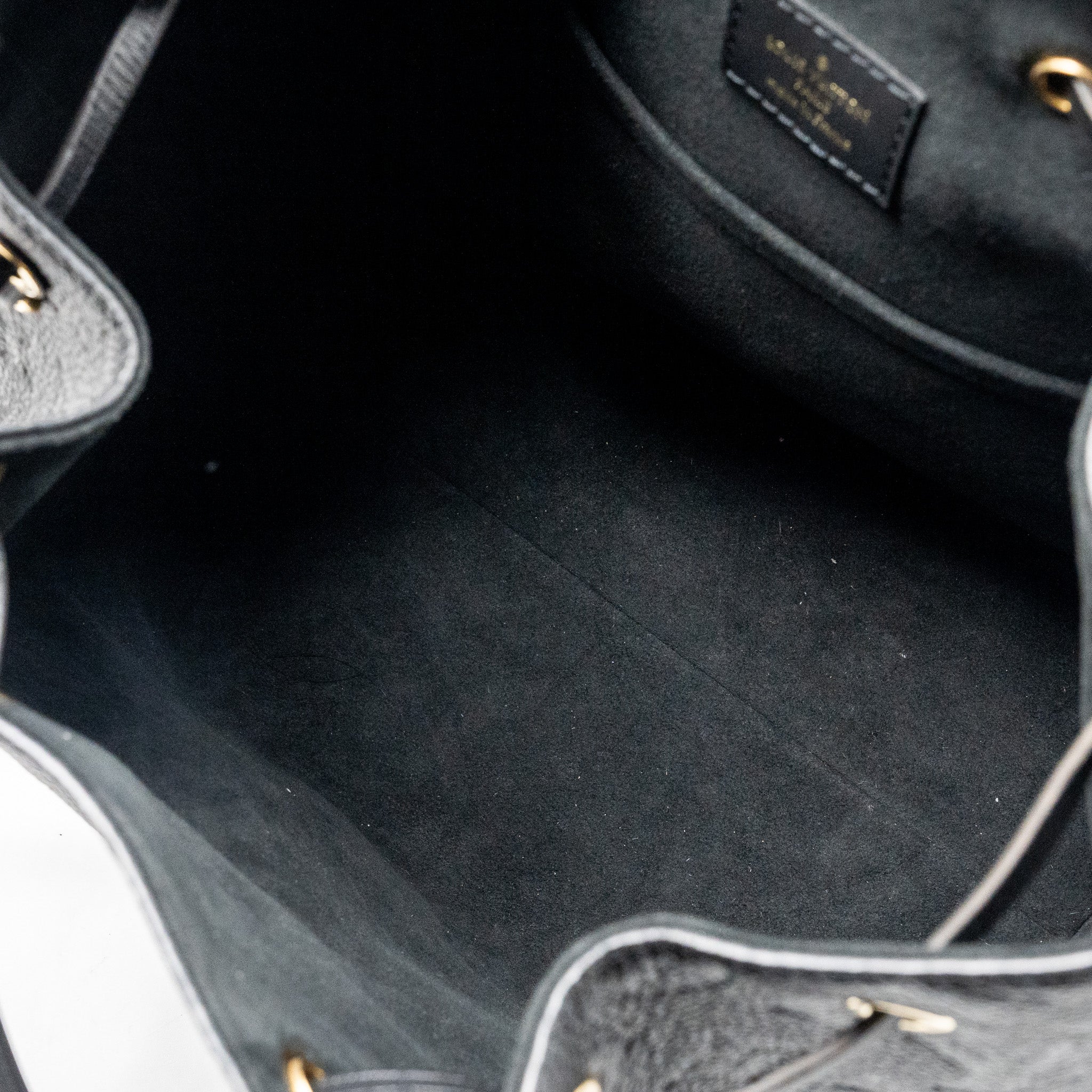 AAA Replica Louis Vuitton LV MONTSOURIS PM BACKPACK MONOGRAM EMPREINTE BLACK GHW