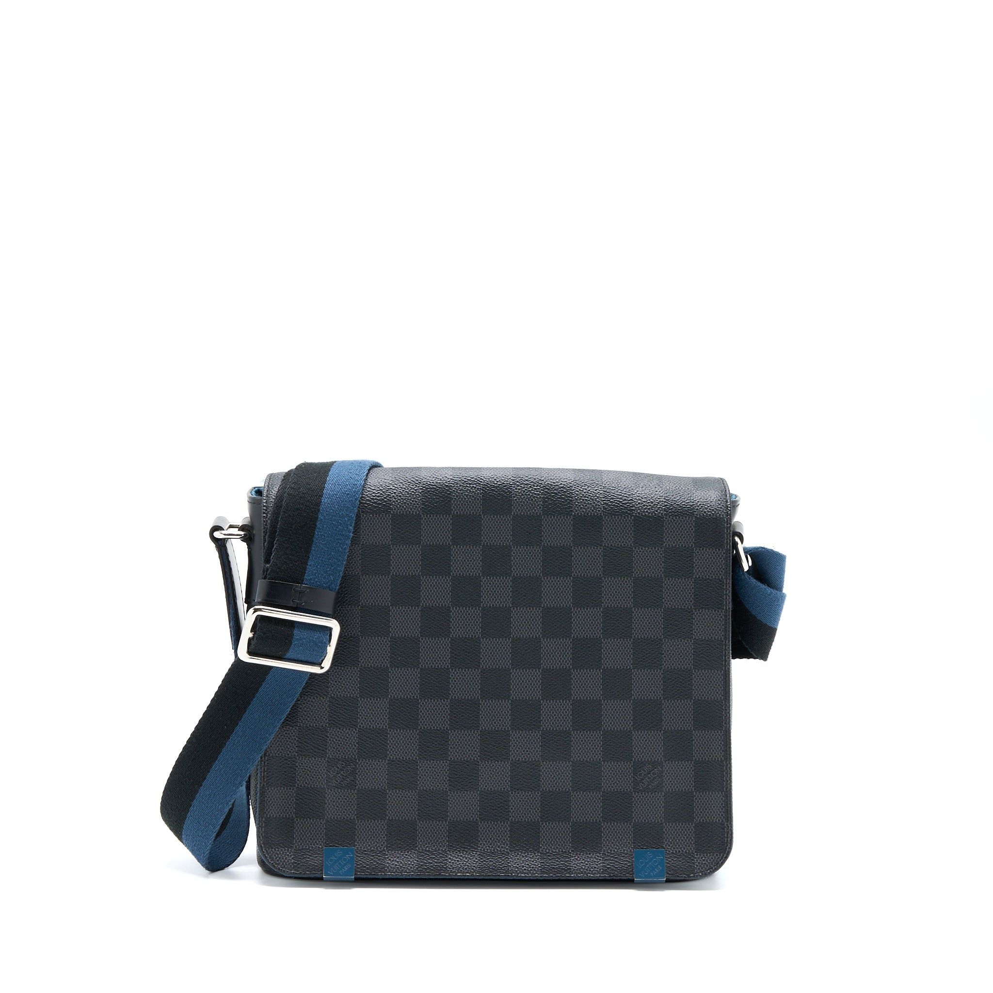 AAA Replica Louis Vuitton LV MESSENGER BAG DAMIER GRAPHITE SHW