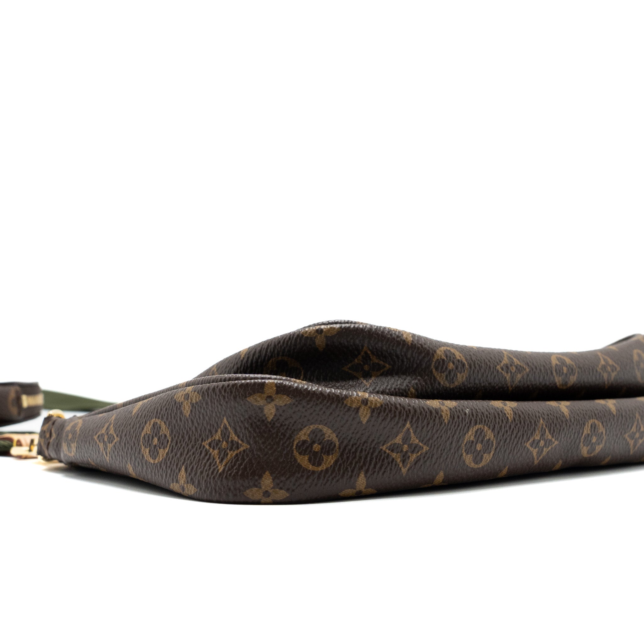 AAA Replica Louis Vuitton LV MULTI POCHETTE MONOGRAM CANVAS KHAKI STRAP GHW