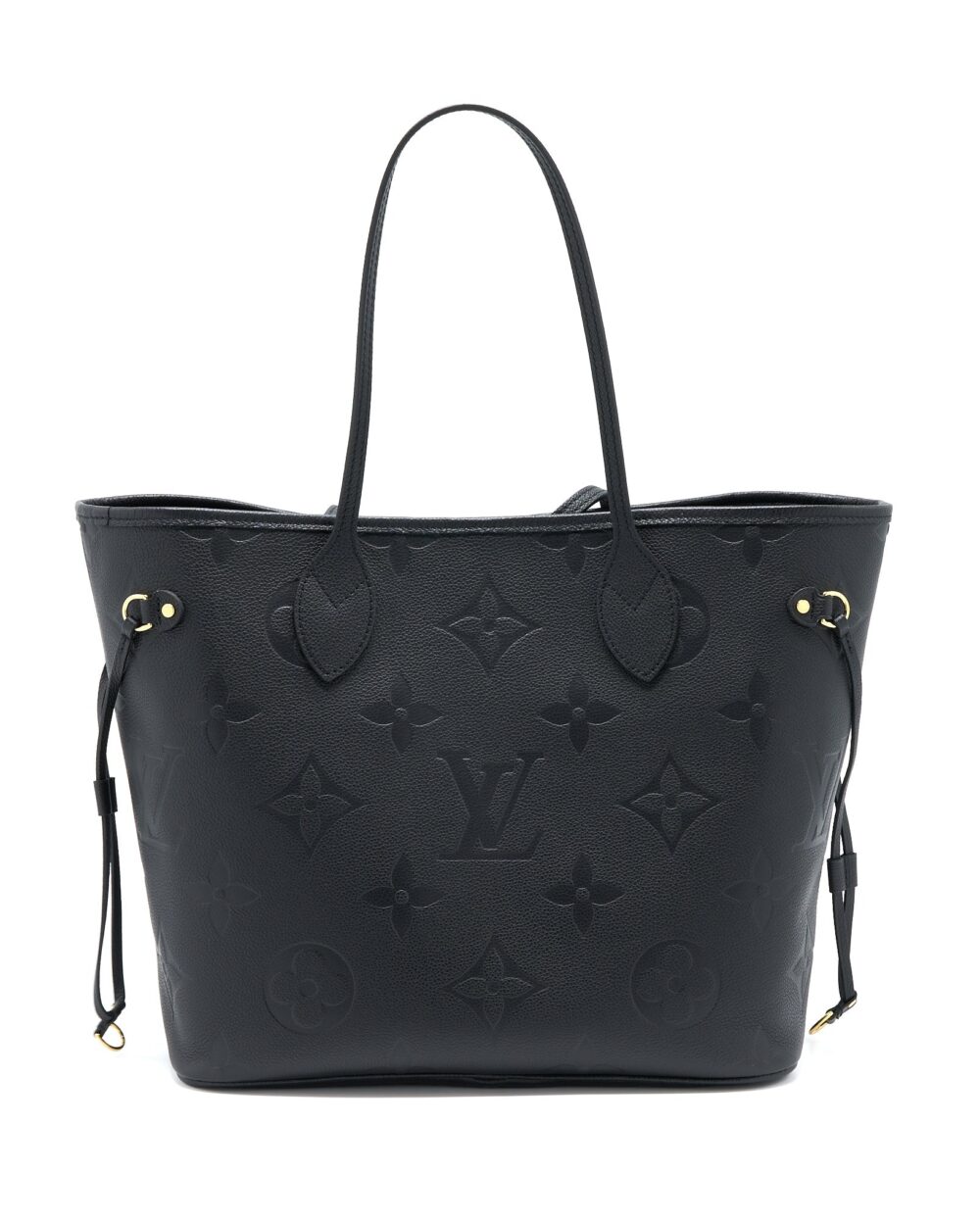 AAA Replica Louis Vuitton LV NEVERFULL MM MONOGRAM EMPREINTE BLACK GHW