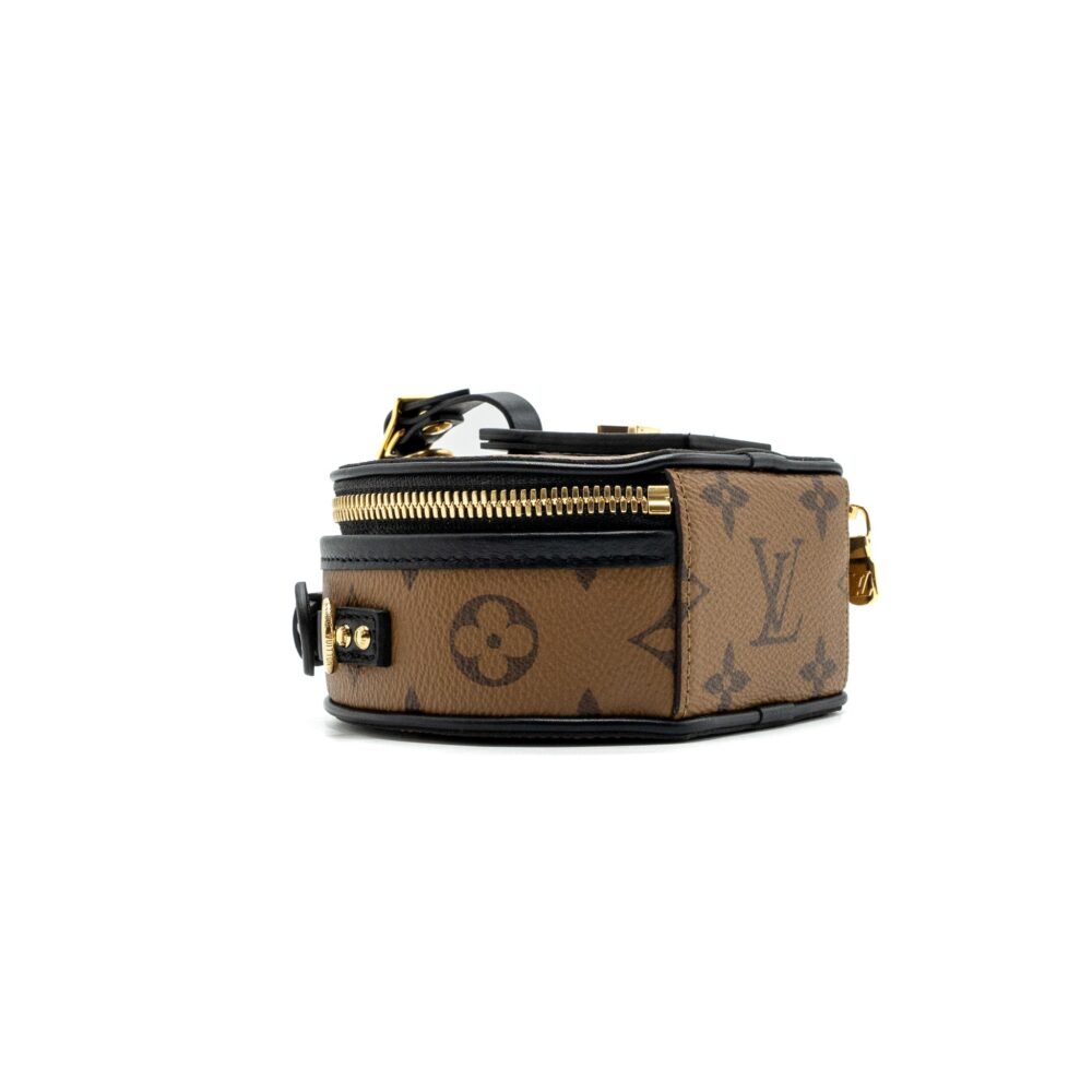 AAA Replica Louis Vuitton LV MINI BOITE CHAPEAU MONOGRAM REVERSE CANVAS GHW