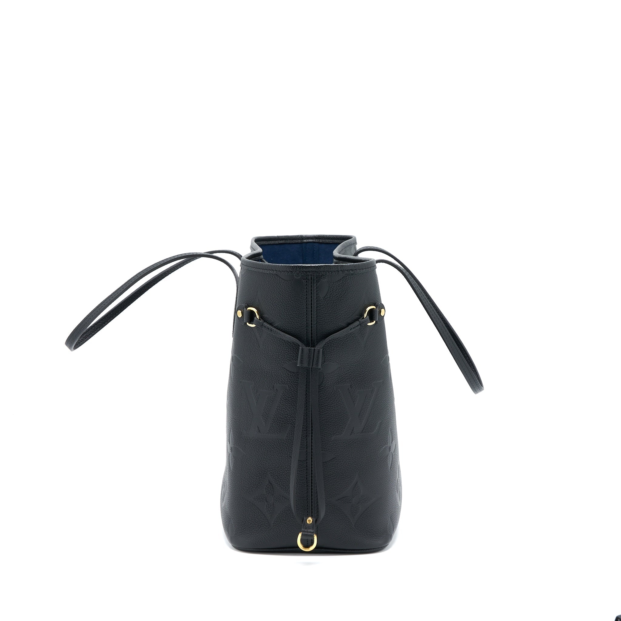 AAA Replica Louis Vuitton LV NEVERFULL MM MONOGRAM EMPREINTE BLACK GHW