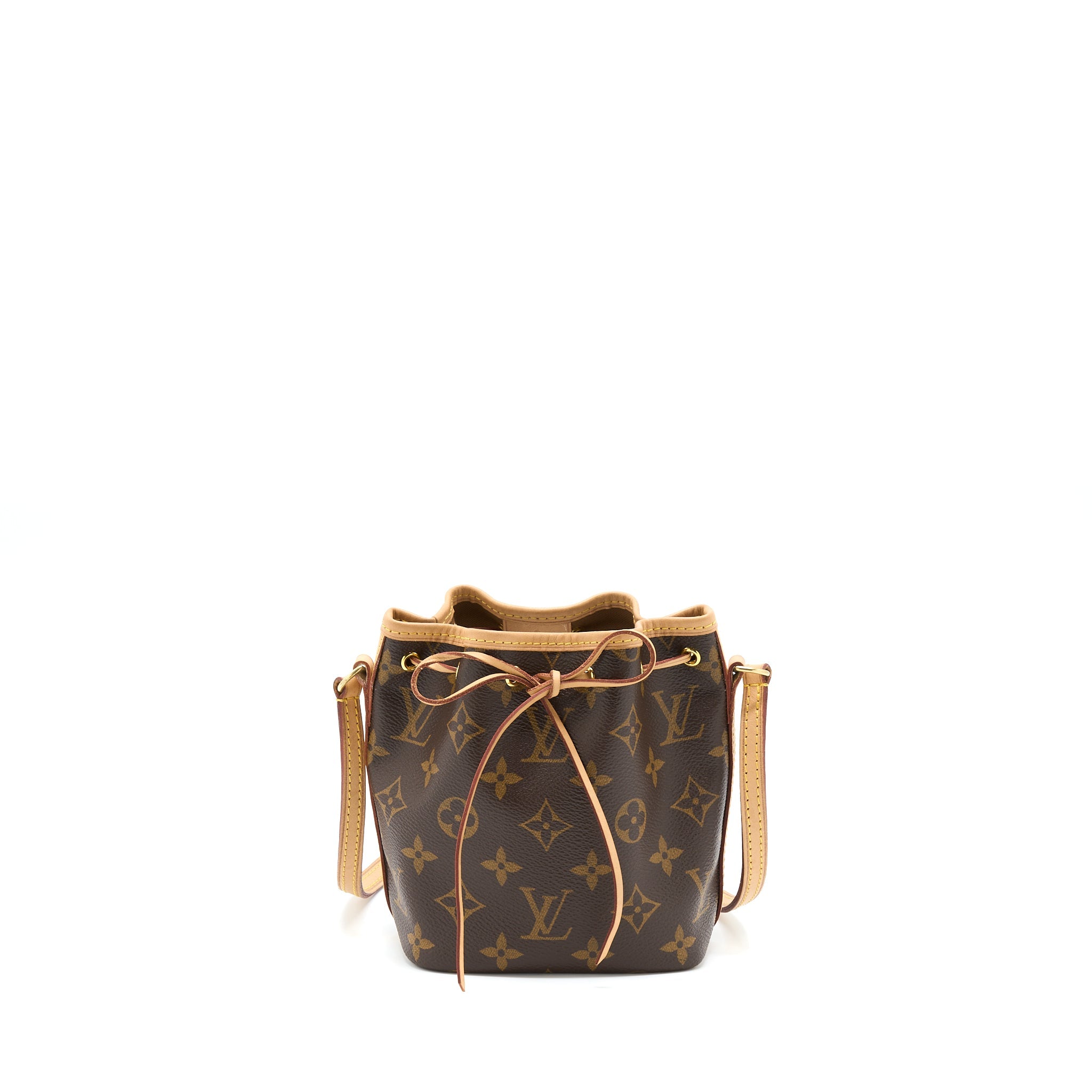 AAA Replica Louis Vuitton LV NANO NOE MONOGRAM CANVAS GHW