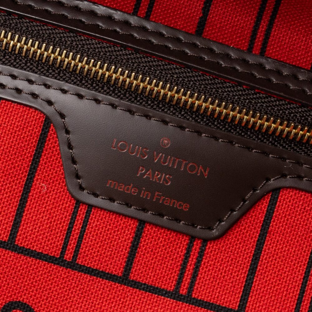 AAA Replica Louis Vuitton LV NEVERFULL PM DAMIER EBENE CANVAS GHW (NEW VERSION)