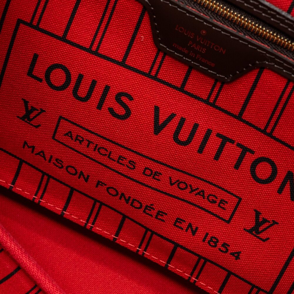 AAA Replica Louis Vuitton LV NEVERFULL PM DAMIER EBENE CANVAS GHW (NEW VERSION)