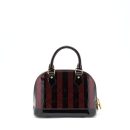 AAA Replica Louis Vuitton LV ALMA BB PATENT AMARANTE RAYE GHW