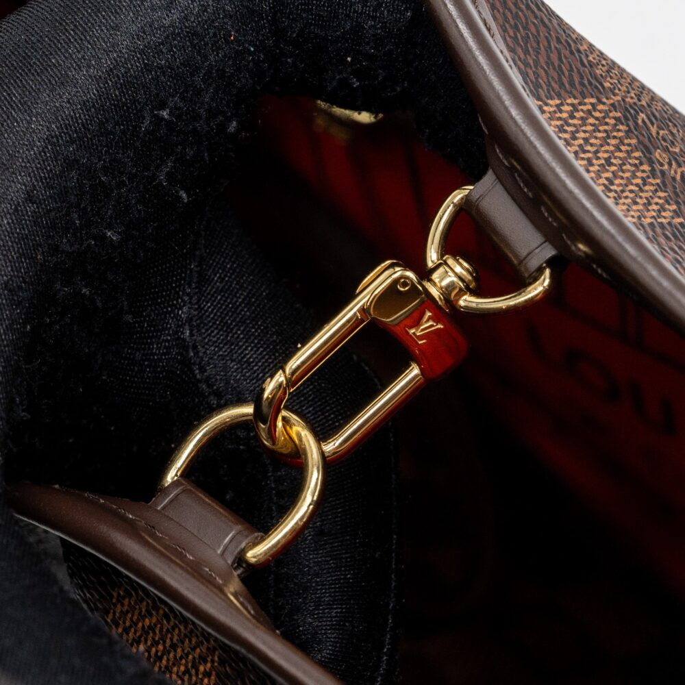 AAA Replica Louis Vuitton LV NEVERFULL PM DAMIER EBENE CANVAS GHW (NEW VERSION)