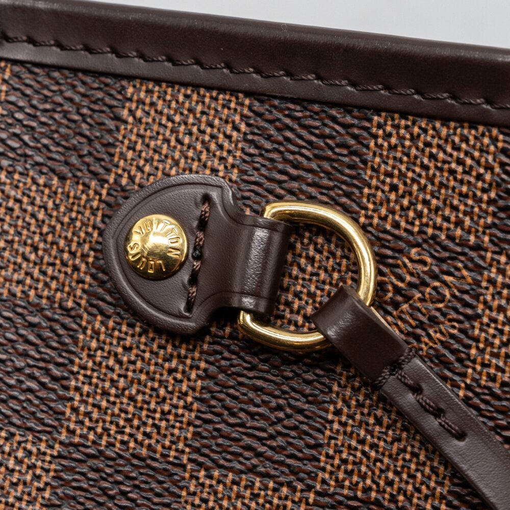 AAA Replica Louis Vuitton LV NEVERFULL PM DAMIER EBENE CANVAS GHW (NEW VERSION)