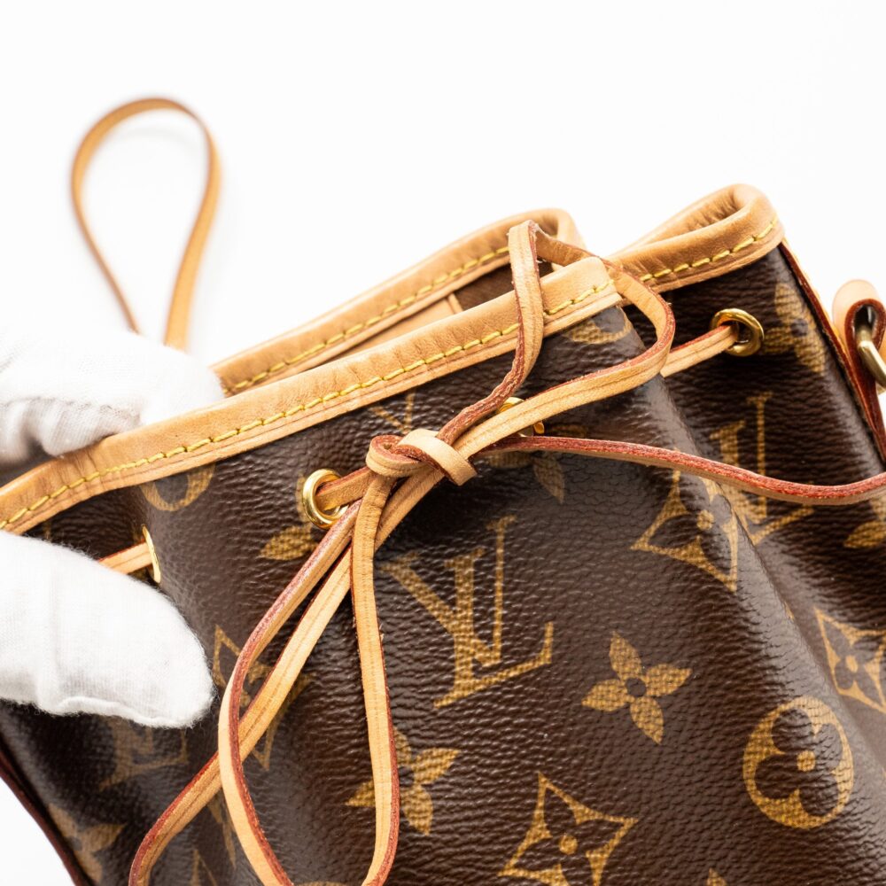 AAA Replica Louis Vuitton LV NANO NOE MONOGRAM CANVAS GHW