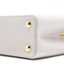 AAA Replica Louis Vuitton LV CAPUCINES BB BRUME GREY GOLD HARWARE WITH ABALONE-SHELL