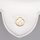 AAA Replica Louis Vuitton LV CAPUCINES BB BRUME GREY GOLD HARWARE WITH ABALONE-SHELL