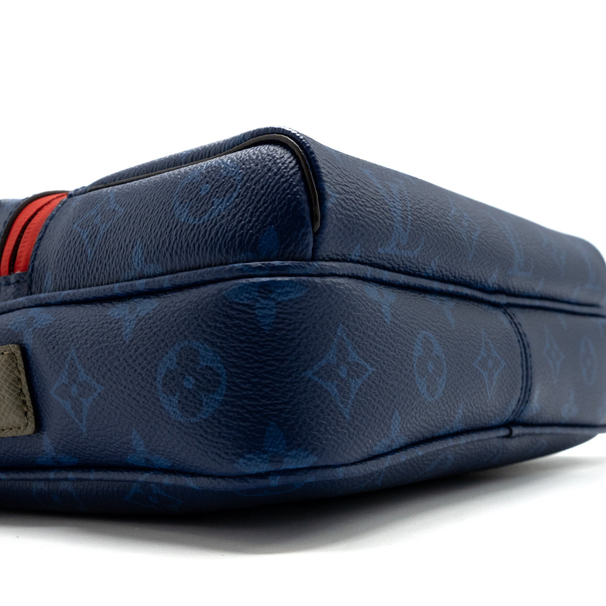 AAA Replica Louis Vuitton LV MESSENGER BAG MONOGRAM CANVAS PACIFIC BLUE/ MULTICOLOUR HARDWARE