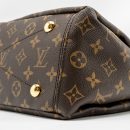 AAA Replica Louis Vuitton LV PALLAS TOTE BAG MONOGRAM CANVAS BROWN GHW