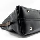 AAA Replica Louis Vuitton LV Carryall Vibe MM Lambskin/Monogram Canvas Black SHW M25143