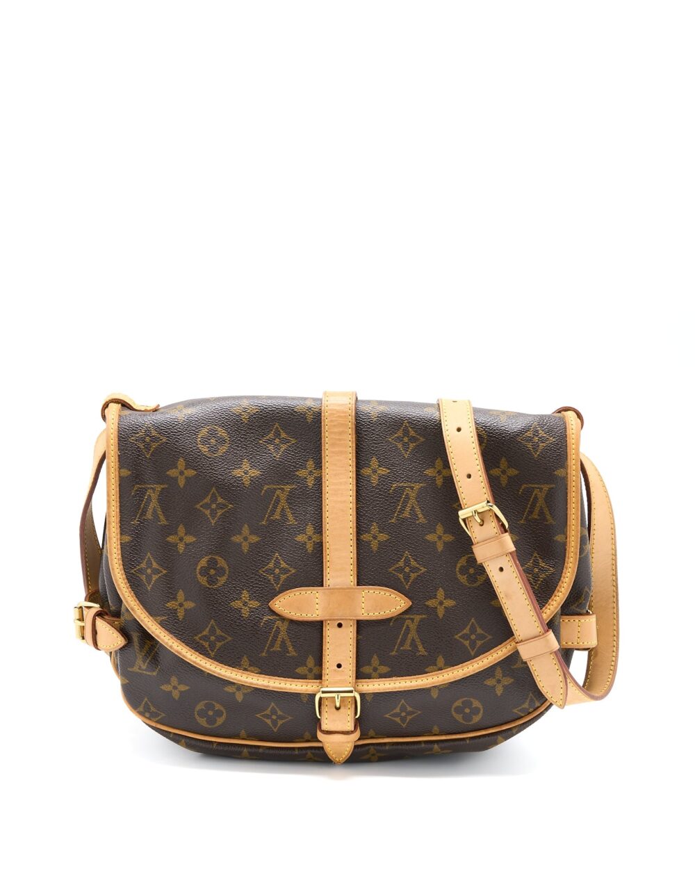 AAA Replica Louis Vuitton LV DOUBLE SIDE CROSSBODY BAG MONOGRAM CANVAS GHW
