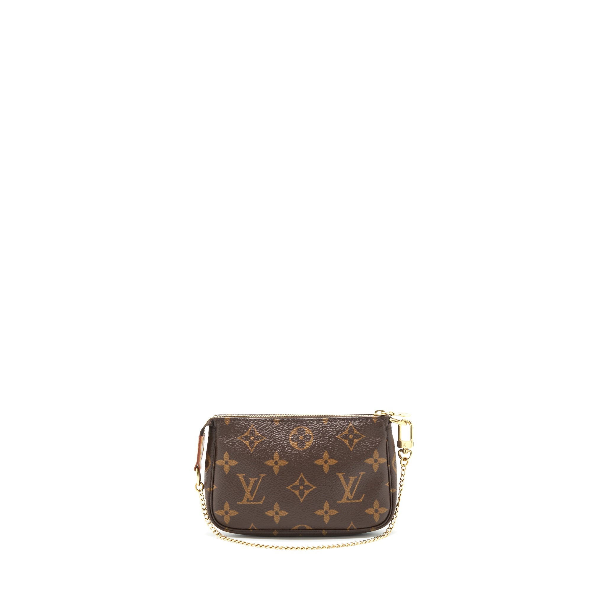 AAA Replica Louis Vuitton LV MINI POCHETTE ACCESSORIES MONOGRAM GHW