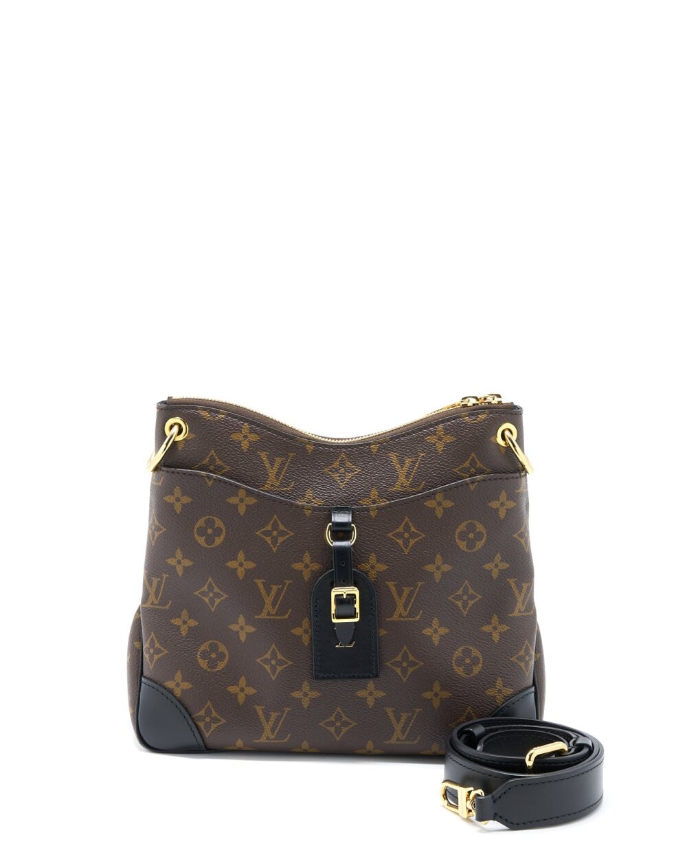 AAA Replica Louis Vuitton LV ODEON PM BAG MONOGRAM CANVAS BLACK GHW