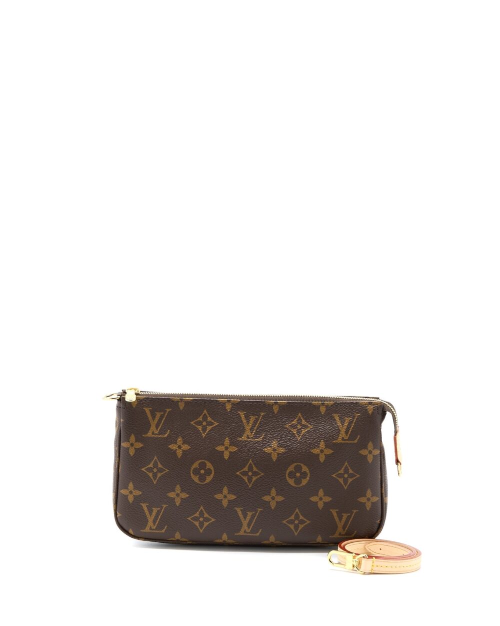 AAA Replica Louis Vuitton LV POCHETTE ACCESSORIES MONOGRAM CANVAS GHW (NEW VERSION)
