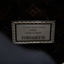 AAA Replica Louis Vuitton LV PETIT SAC PLAT BAG WHITE/BLACK FORNASETTI MONOGRAM CANVAS GHW