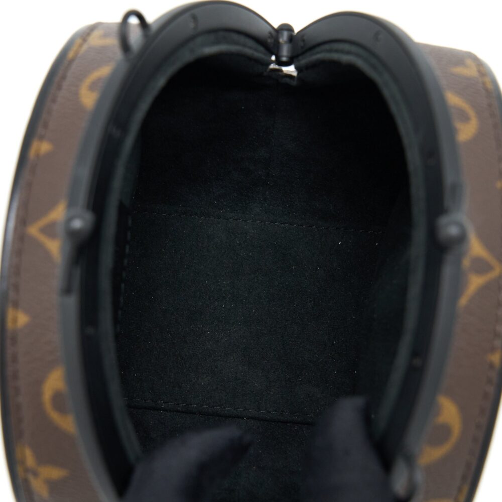 AAA Replica Louis Vuitton LV BOURSICOT CHAIN BAG REVERSE MONOGRAM CANVAS WITH EXTRA LV STRAP