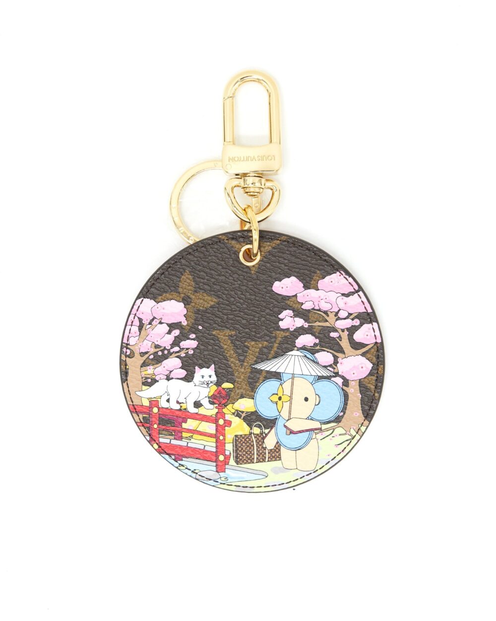 AAA Replica Louis Vuitton LV ILLUSTRE JAPANESE GARDEN XMAS BAG CHARM AND KEY HOLDER