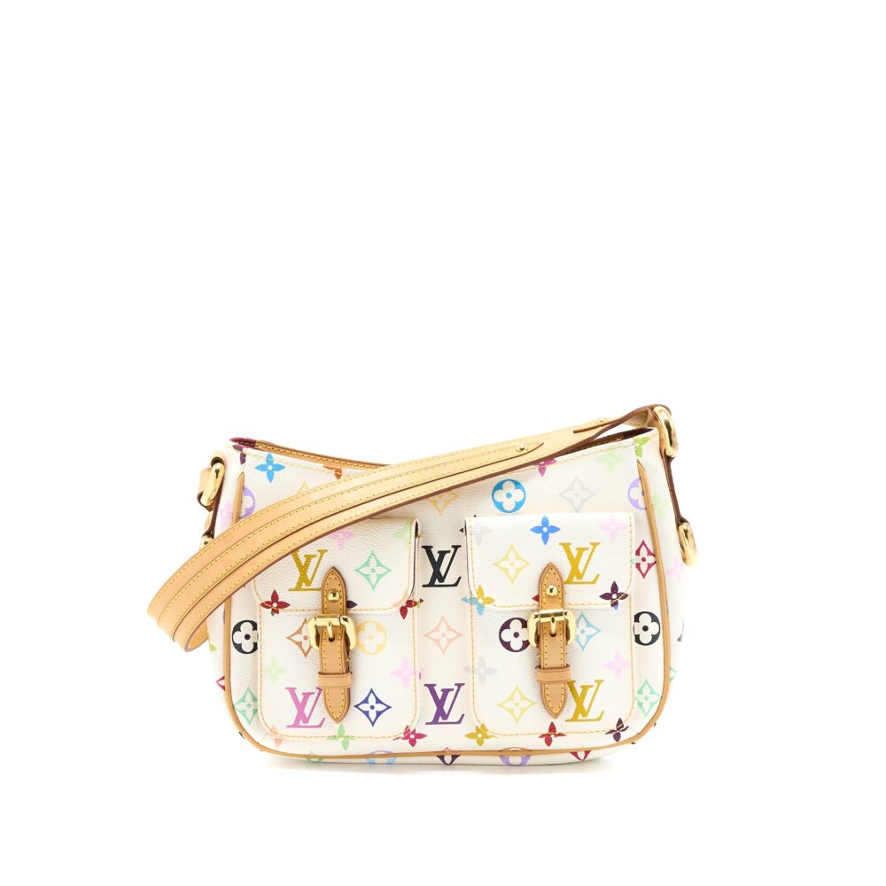 AAA Replica Louis Vuitton LV LODGE PM MULTICOLOUR MONOGRAM CANVAS WHITE GHW