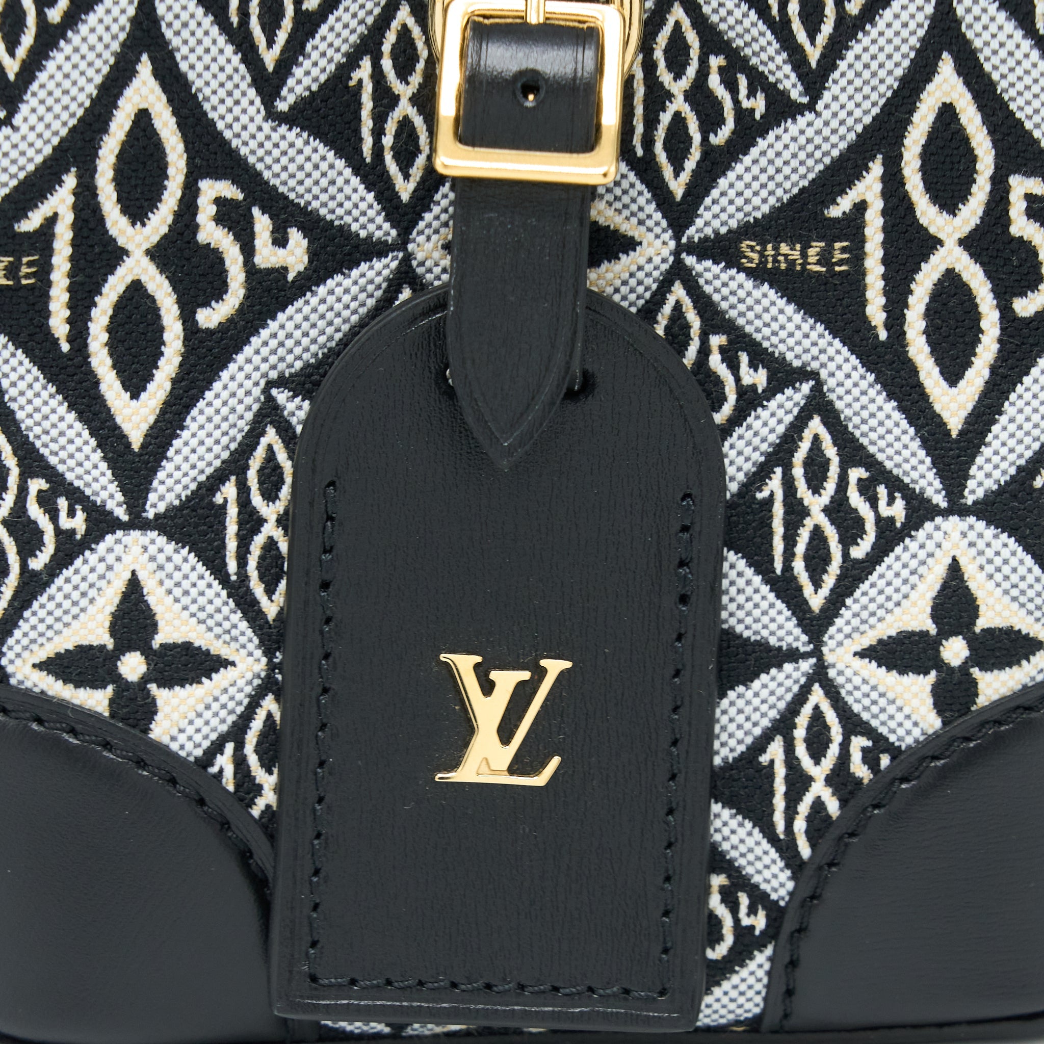 AAA Replica Louis Vuitton LV SINCE 1854 NOE PURSE CANVAS/LEATHER BLACK/MULTICOLOUR GHW
