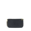 AAA Replica Louis Vuitton LV MULTI POCHETTE MONOGRAM EMPREINTE BLACK GHW
